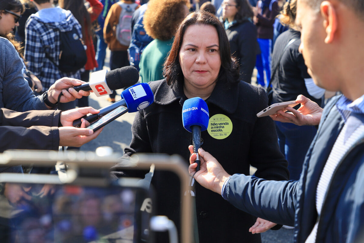 Walkiria Mazetto, presidente da APP-Sindicato. Foto: Divulgação