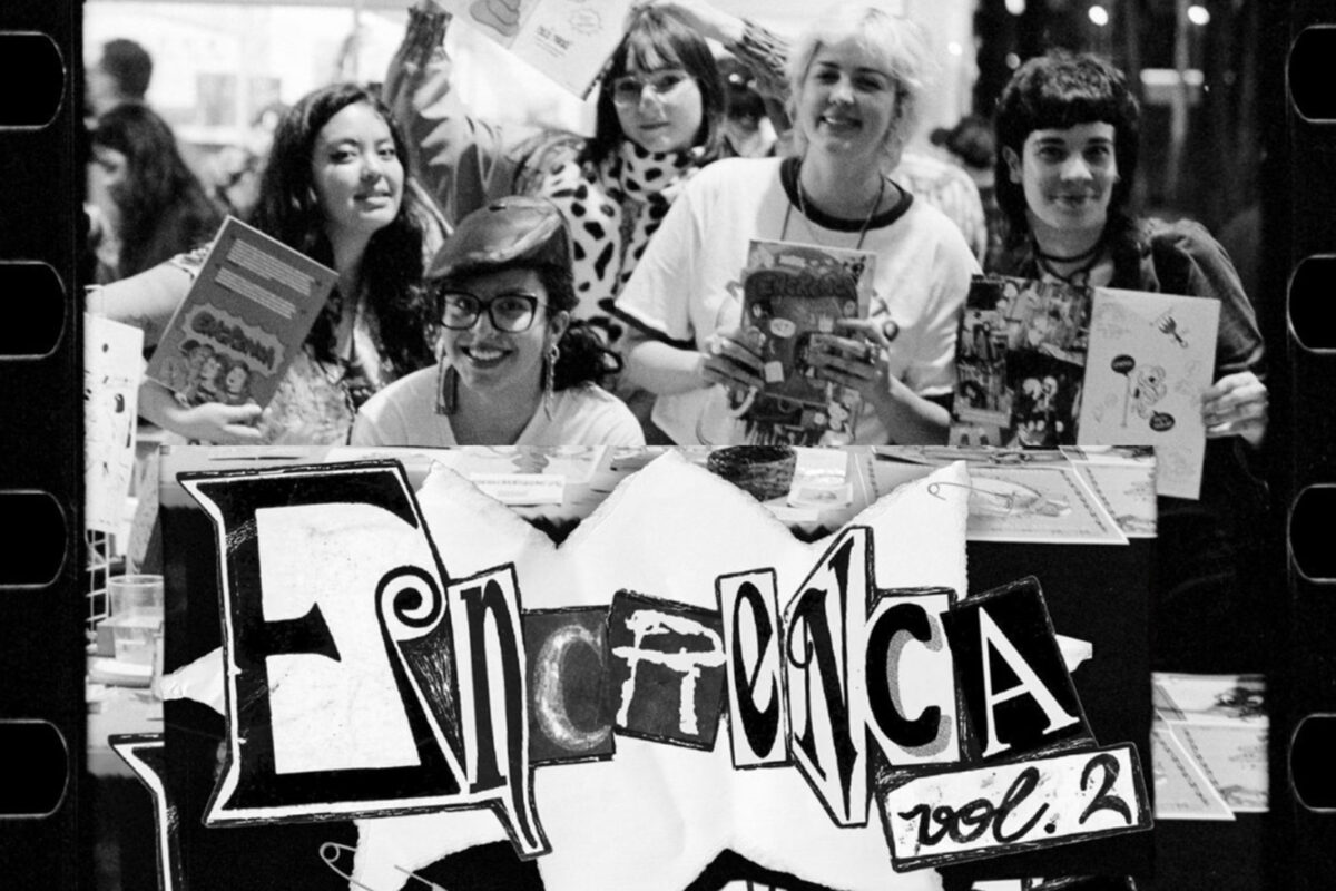 Organizadoras da HQ "Encrenca II". (Foto de: Luiz Ferronato/Divulgação.)