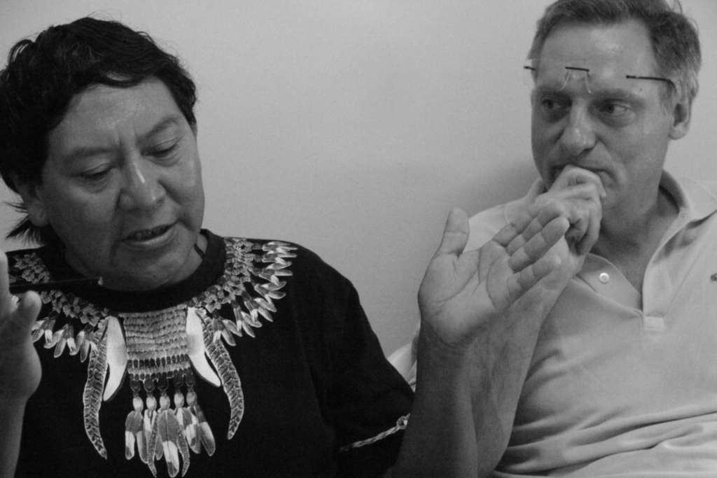 Davi Kopenawa e Bruce Albert