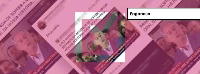 Fala de Ciro sobre fraude na eleição era crítica a Lula e Bolsonaro, e não denúncia contra sistema eleitoral