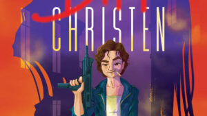 Detalhe da capa do livro "Biff Christen", de Ulysses Rubin Lüersen. (Imagem: Melany Sue/Divulgação)