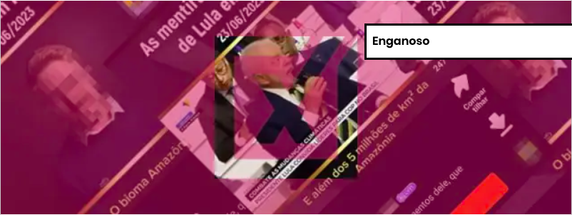 Vídeo engana ao ‘checar’ discurso de Lula sobre desigualdade social e aponta erro inexistente sobre Amazônia