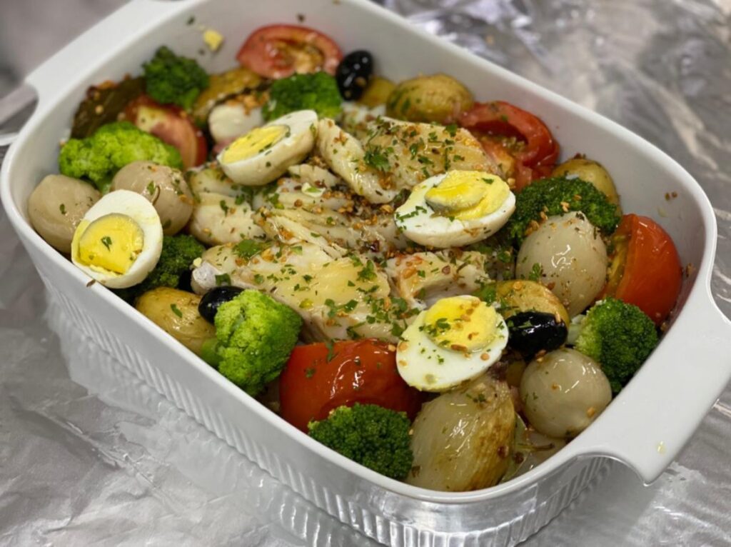 Bacalhau à Lagareiro para quatro pessoas: opção para a Sexta-Feira Santa.