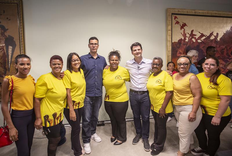 lideranças da cufa com o vice-prefeito Eduardo Pimentel