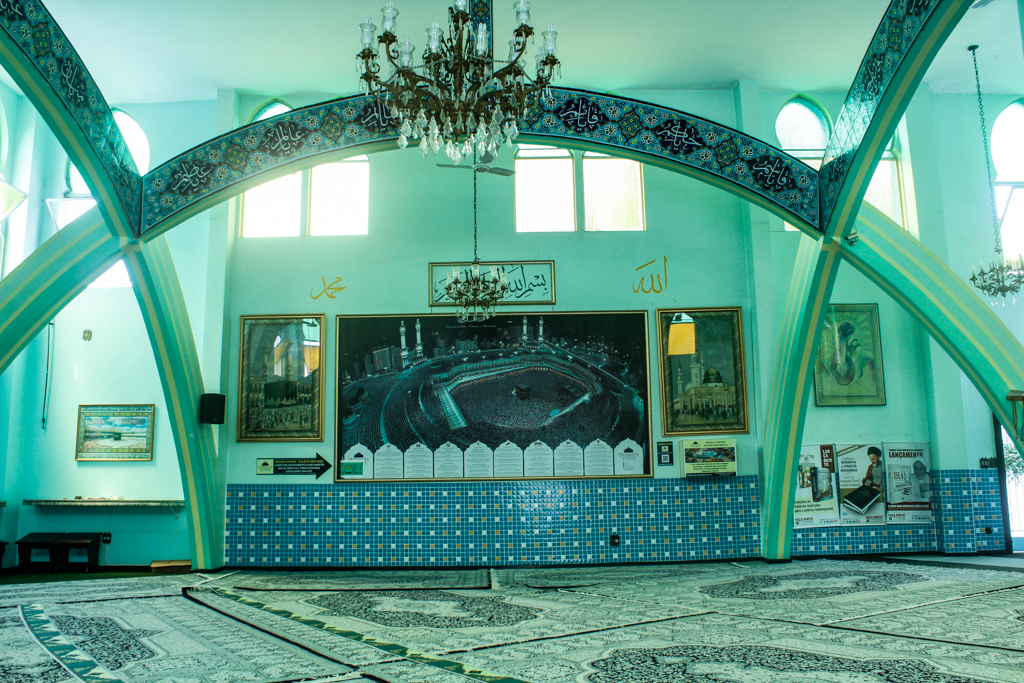 área interna da Mesquita